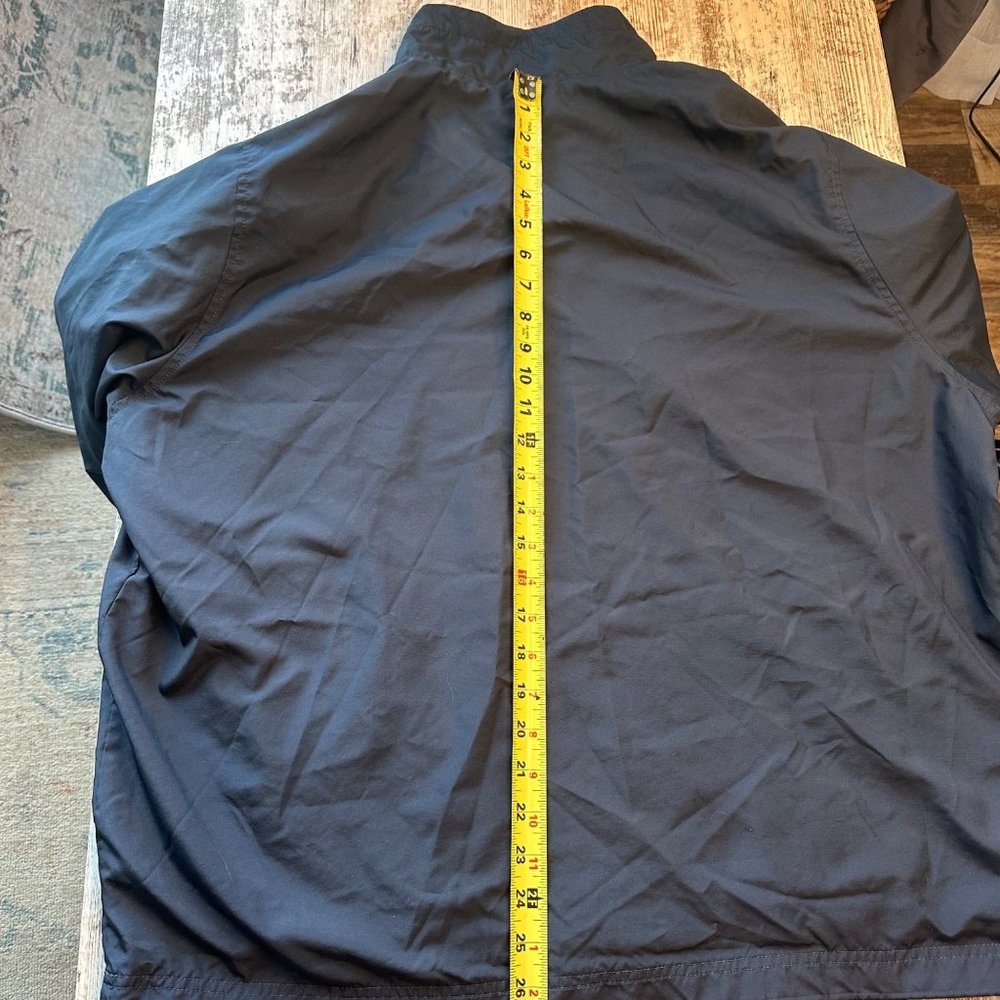 Nike XL Vintage The Athletic Dept Zip Windbreaker Track Jacket Streetwear Navy - Picture 11 of 16